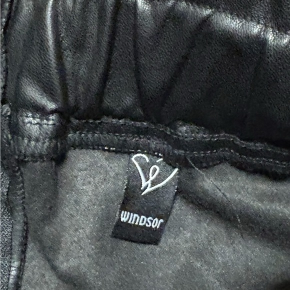 Windsor Faux Leather Paper Bag Shorts - Picture 9 of 9